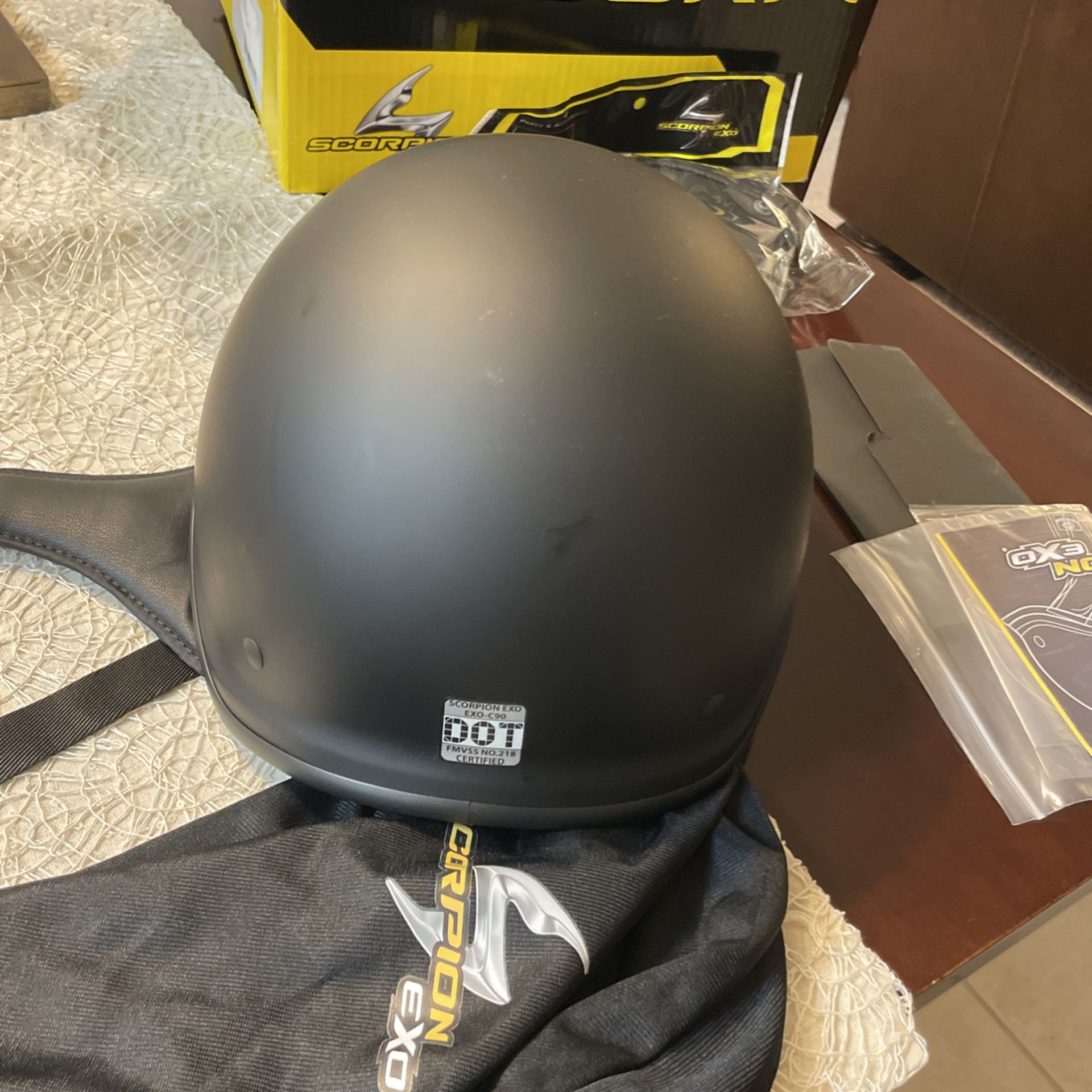 Brand New Half Helmet Scorpion 