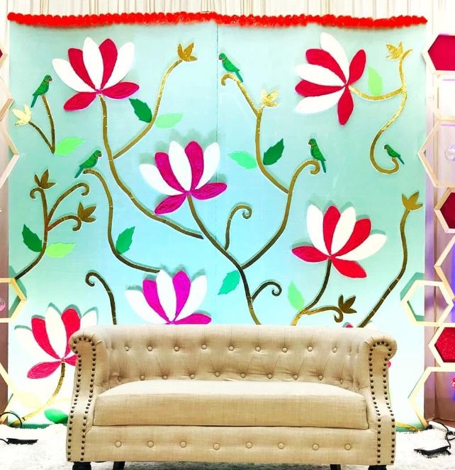 8x8 Ft Lotus Flower Backdrop