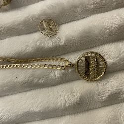 10 K Gold Last Supper Whole Set 