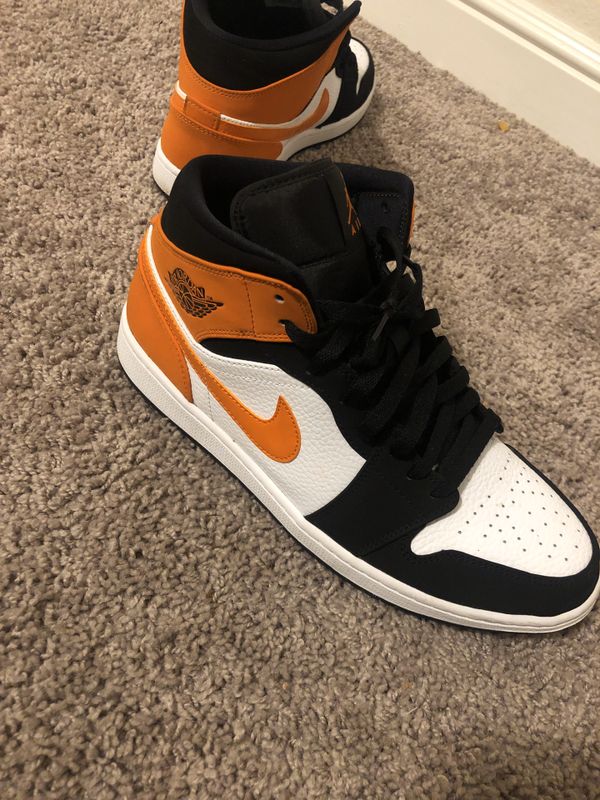 air jordan 1 black orange white