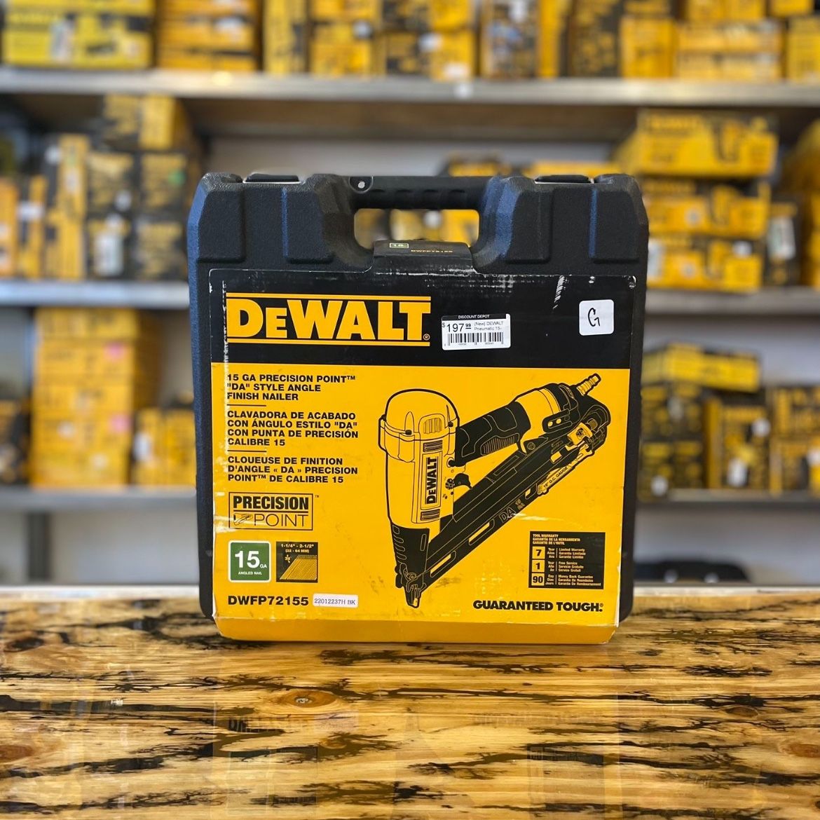 DEWALT 15 GA PRECISION POINT DA STYLE ANGLE FINISH NAILER DWFP72155 for Sale in Las Vegas NV OfferUp