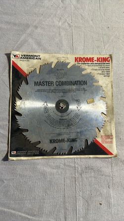 Vermont American chrome king, master combination, 10 inch blade new in original packaging
