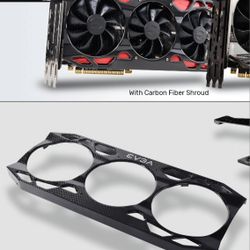 EVGA Carbon Fiber Shroud Cover for EVGA 20-Series FTW3 Cards 2060-80