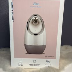 Brand New: Vanity Planet Facial Steamer (Rose Gold)