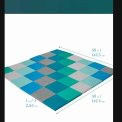 Patchwork Activity Mat, Contemporary Hardly Used!