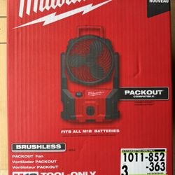 MILWAUKEE M18 Brushless PACKOUT Fan