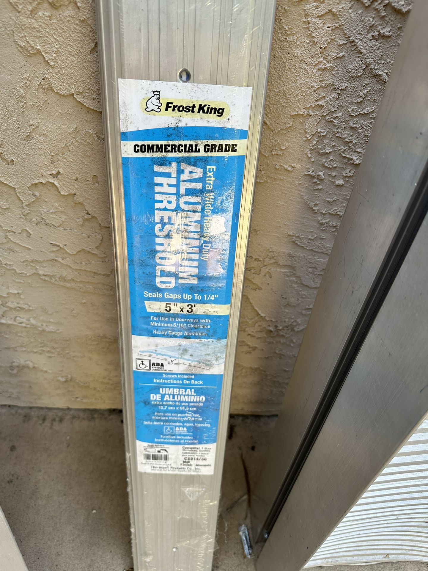 Frost King Aluminum Threshold