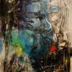 Art on artist paper.