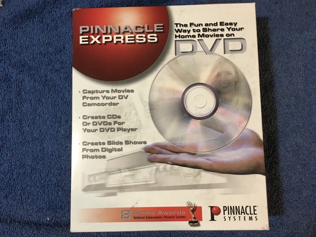 Pinnacle Express - Home Movies & Photos to CD/DVD - Windows 98/ME/2000/XP