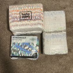 Free Diapers (size 2-3) 