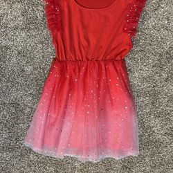 Girls beautiful Red Dress, size 10/12