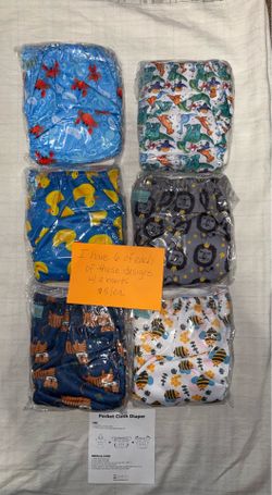 Reusable Diaper Shell & 2 inserts