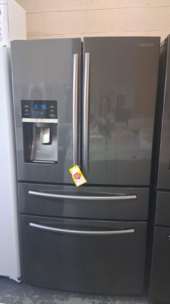 Nice Samsung black stainless steel refrigerator