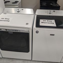 Maytag Washer and Dryer set HUGE capacity