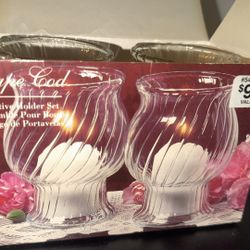 2 Candles With Holders (new) (Read ad before messaging)  