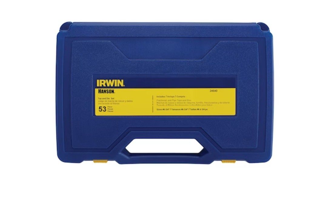 53pc Irwin Tap And Die Set