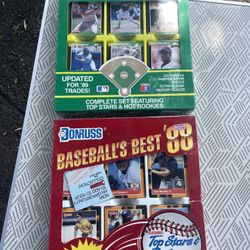 Baseball Puzzle And Cards