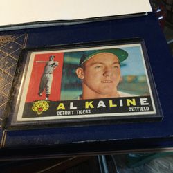 AL KALINE TOPPS CARD 50, FROM 1960.