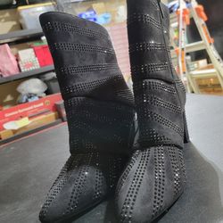 Black Sparkly Heels