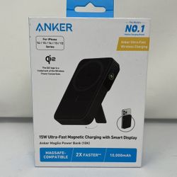 Anker MagGo Power Bank Qi2 Certified 15W Portable Charger
