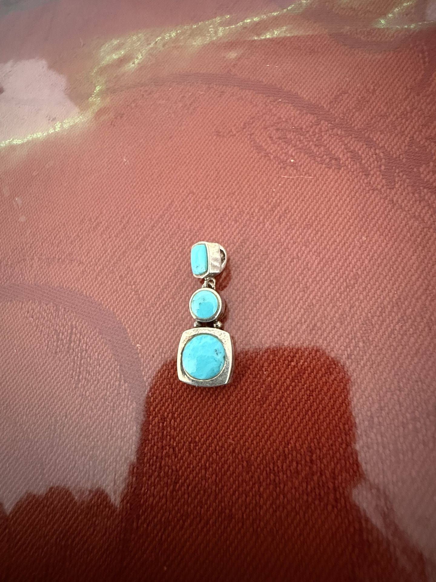 Sterling Silver And Natural Turquoise 