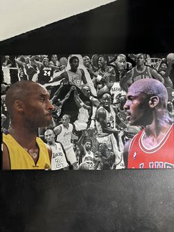 Big Custom Kobe & Mj Canvas