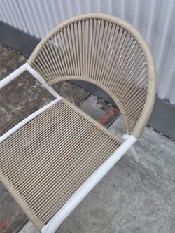 Mackworth Outdoor Stacking Patio Club C..hair, white