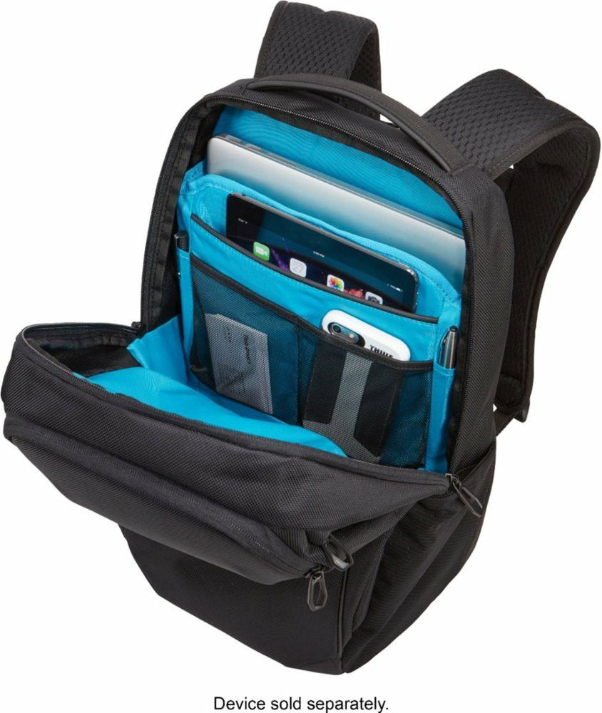 Thule - Accent Backpack Bundle for 15.6 Laptop - Black Model 3203965