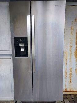 Whirlpool Stainless Steel Refrigerator Freezer