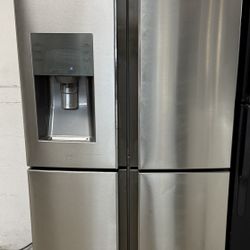 Counter Depth Stainless Steel Samsung 4 Door Refrigerator