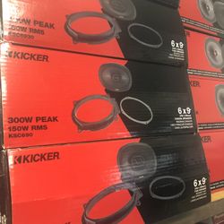Kicker 6x9 And 6.5 Inch Speakers On Sale Today!