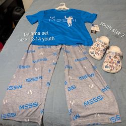 Messi Youth Pajama Set & Crocs