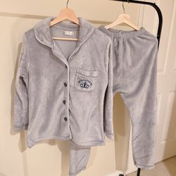 Fleece Fur-lined Pajama Set Women