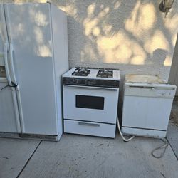 Refrigerator Stove Oven Dishwasher 