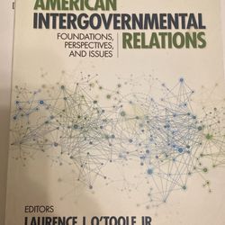 American Intergovernmental Relations: Foundations, Perspectives and Issues (5th Edition)
