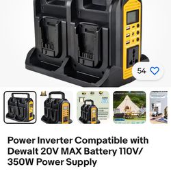 Power Inverter ( Compatible With Dewalt)