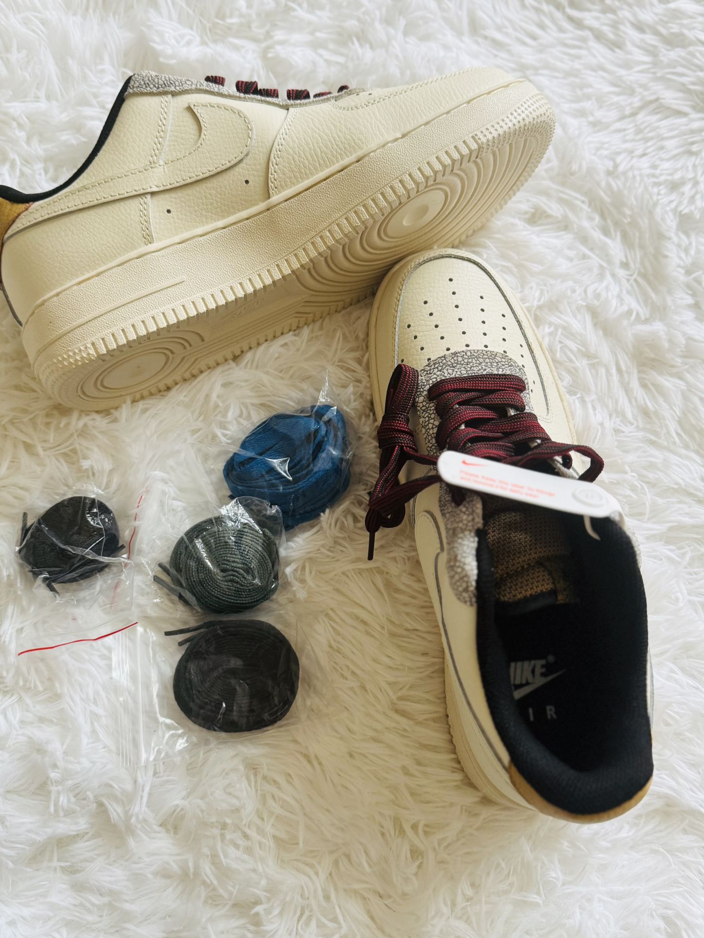 Nike Air Force 1 Low Fossil – Cream, Size 8.5