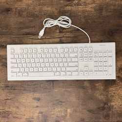 PC Keyboard White Color