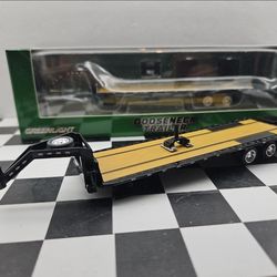 1/64 Greenlight Gooseneck Trailer Black