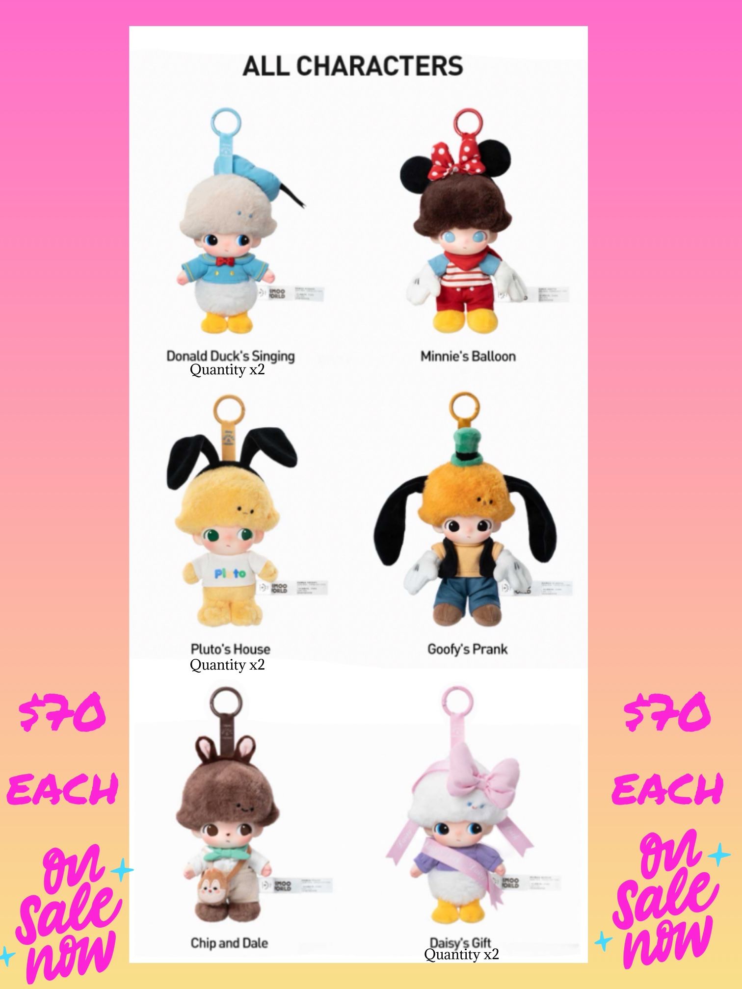 Dimo Disney Pendants
