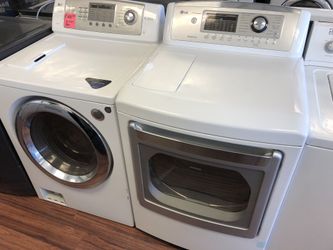 LG washer and gas dryer