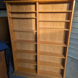 Large double wide shelving unit