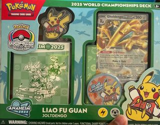 Pokémon 2025 World Championships Deck Joltdengo - Liao Fu Guan