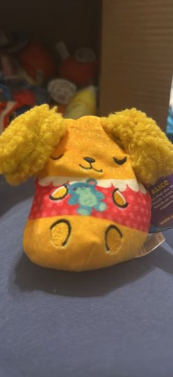 Dogs vs Squirls BEAN Alice #017 - 4" Wonderland Blue Dress Dog - NWT