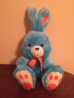 Blue Easter Bunny