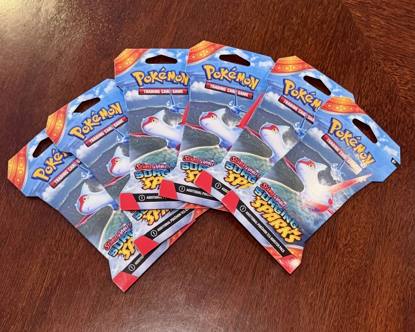 Pokemon Surging Sparks Sealed Booster Packs (6x)