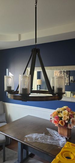 Six Light Chandelier