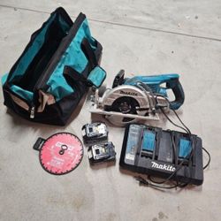 Makita-36v Circular Saw Kit W/Batteries