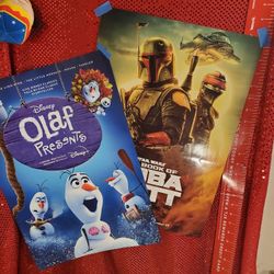 Disney+ Boba Fett & Olaf Presents Movie 13"x19" Two-sided Promo Poster. New. 
