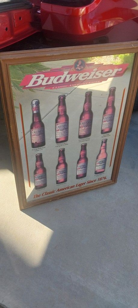 Budweiser Mirror 